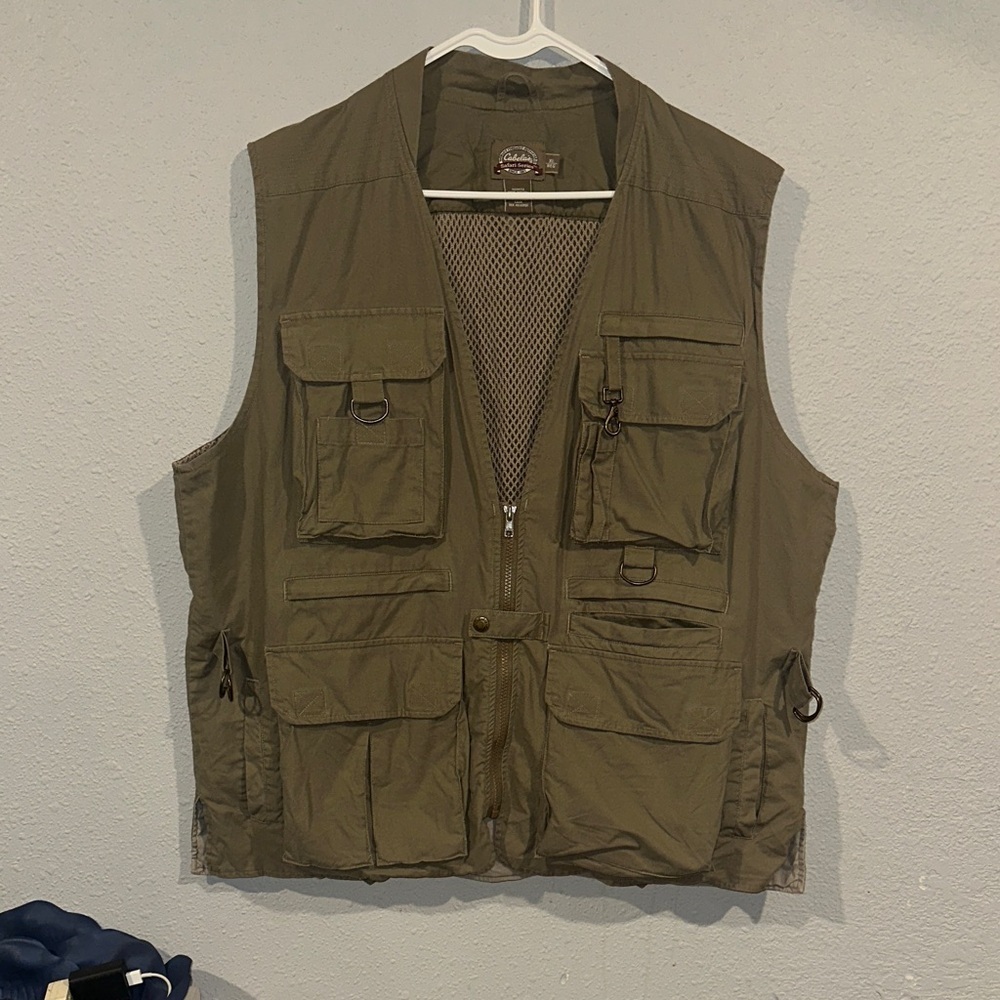 Cabela's Khaki Outdoor Vest